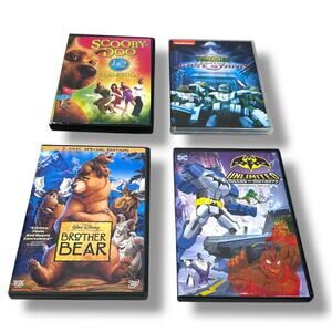 TMNT Scooby-Doo Brother Bear Batman Unlimited DVD‎ Lot 4 Animation Cartoon Kids